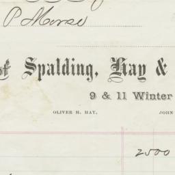 Spalding Hay & Wales. Bill