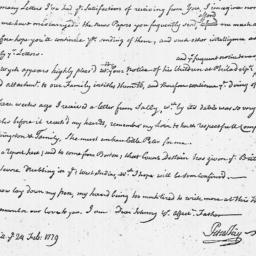 Document, 1779 February 24
