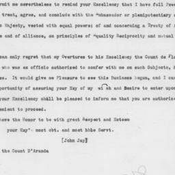 [Document, 1782 September 10]