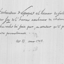 Document, 1783 August 17