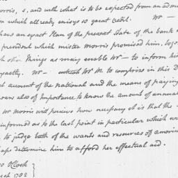 [Document, 1782 March 04]