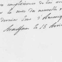 Document, 1780 April 15