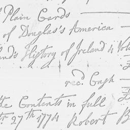Document, 1774 September 27