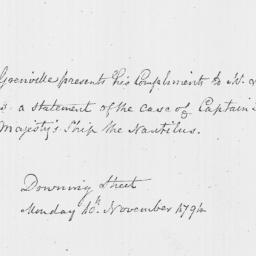 Document, 1794 November 10