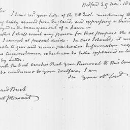 Document, 1816 November 29