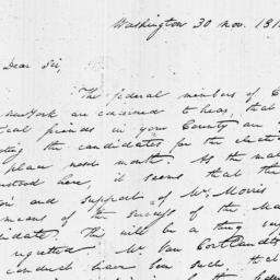 [Document, 1812 November 30]