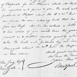 [Document, 1812 October 06]