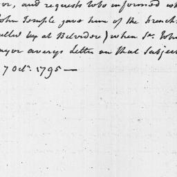 Document, 1795 October 07