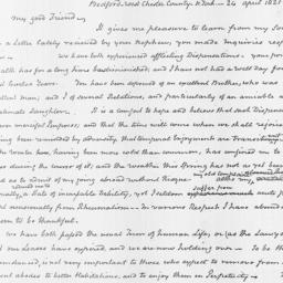 [Document, 1821 April 24]