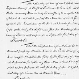 [Document, 1781 December 10]