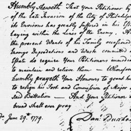 Document, 1779 June 29