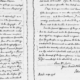 Document, 1776 April 11