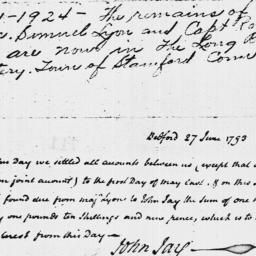 Document, 1793 June 27