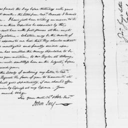 [Document, 1796 August 01]