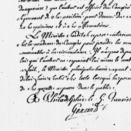 Document, 1779 January 05