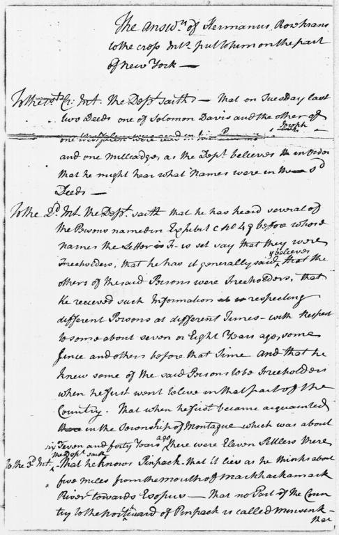 Document, 1769 September 11 - DLC Catalog