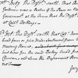 Document, 1769 September 08