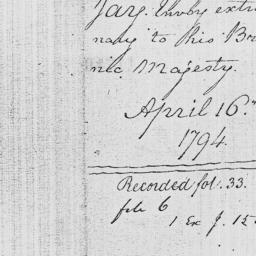 [Document, 1794 April 16]