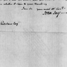 [Document, 1806 January 22]