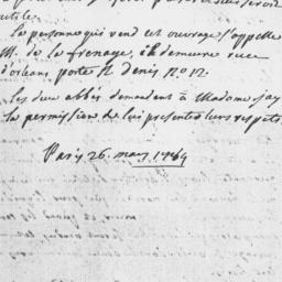 Document, 1784 May 26