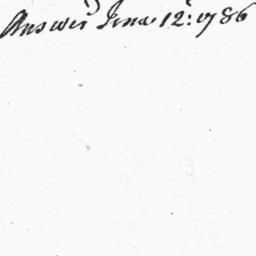 [Document, 1786 May 3]