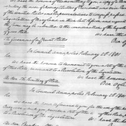 [Document, 1801 January 19]