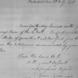 Document, 1779 July 20