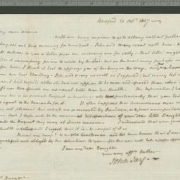 [Document, 1807 October 31]