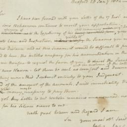 Document, 1804 January 28