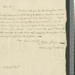 Document, 1786 August 09