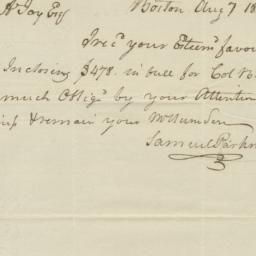 Document, 1800 August 07
