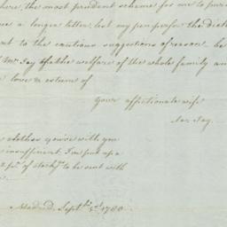 [Document, 1780 September 01]